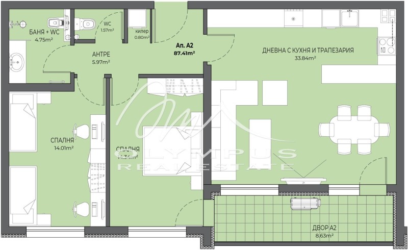 Продава  3-стаен град Пловдив , Остромила , 99 кв.м | 18546539 - изображение [2]