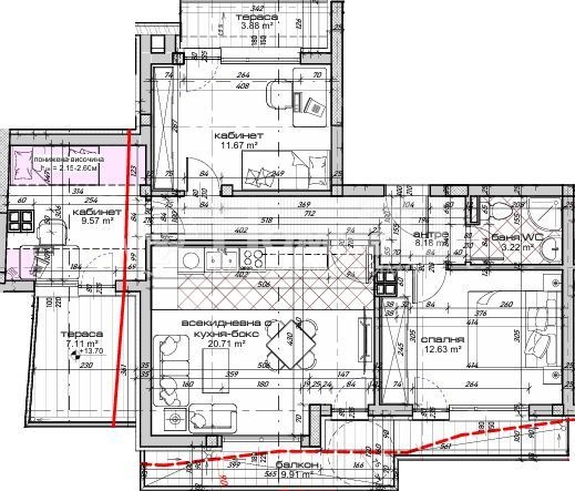 На продаж  3 кімнатна Варна , Погреби , 126 кв.м | 39437002 - зображення [2]