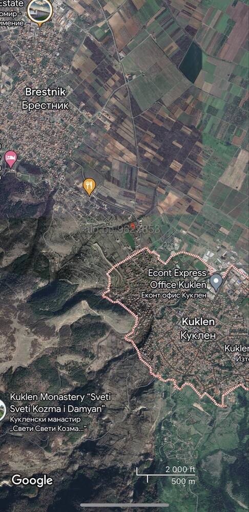 Na prodej  Spiknutí oblast Plovdiv , Kuklen , 1201 m2 | 57863075