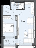 Продава  2-стаен град Пловдив , Гагарин , 61 кв.м | 91775138 - изображение [2]