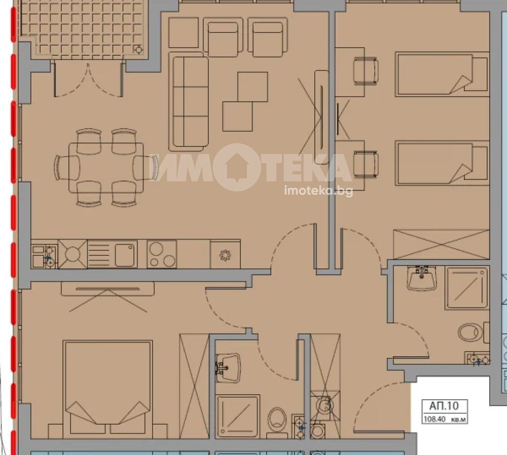 Продава 3-СТАЕН, гр. София, Малинова долина, снимка 4 - Апартаменти - 55025866