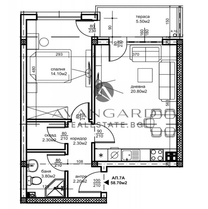Zu verkaufen  1 Schlafzimmer Plowdiw , Belomorski , 67 qm | 85725014 - Bild [2]