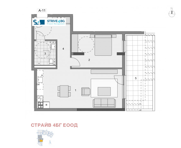 Продава 2-СТАЕН, гр. София, Манастирски ливади, снимка 6 - Апартаменти - 53069853