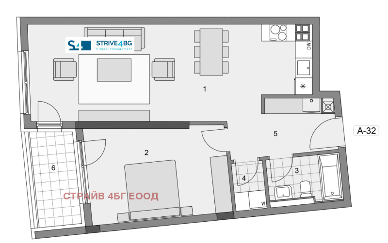 Продава 2-СТАЕН, гр. София, Манастирски ливади, снимка 6 - Апартаменти - 53069853