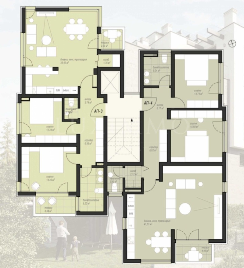 Zu verkaufen  2 Schlafzimmer Sofia , Bojana , 113 qm | 40852974 - Bild [5]