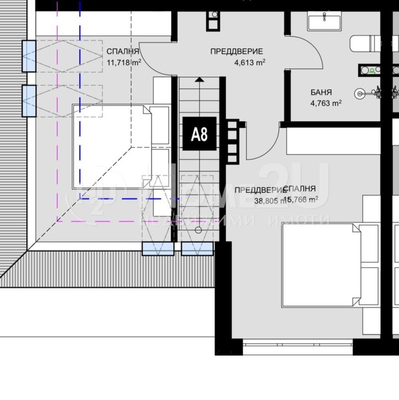 Продава 4-СТАЕН, гр. София, Кръстова вада, снимка 14 - Апартаменти - 52983617
