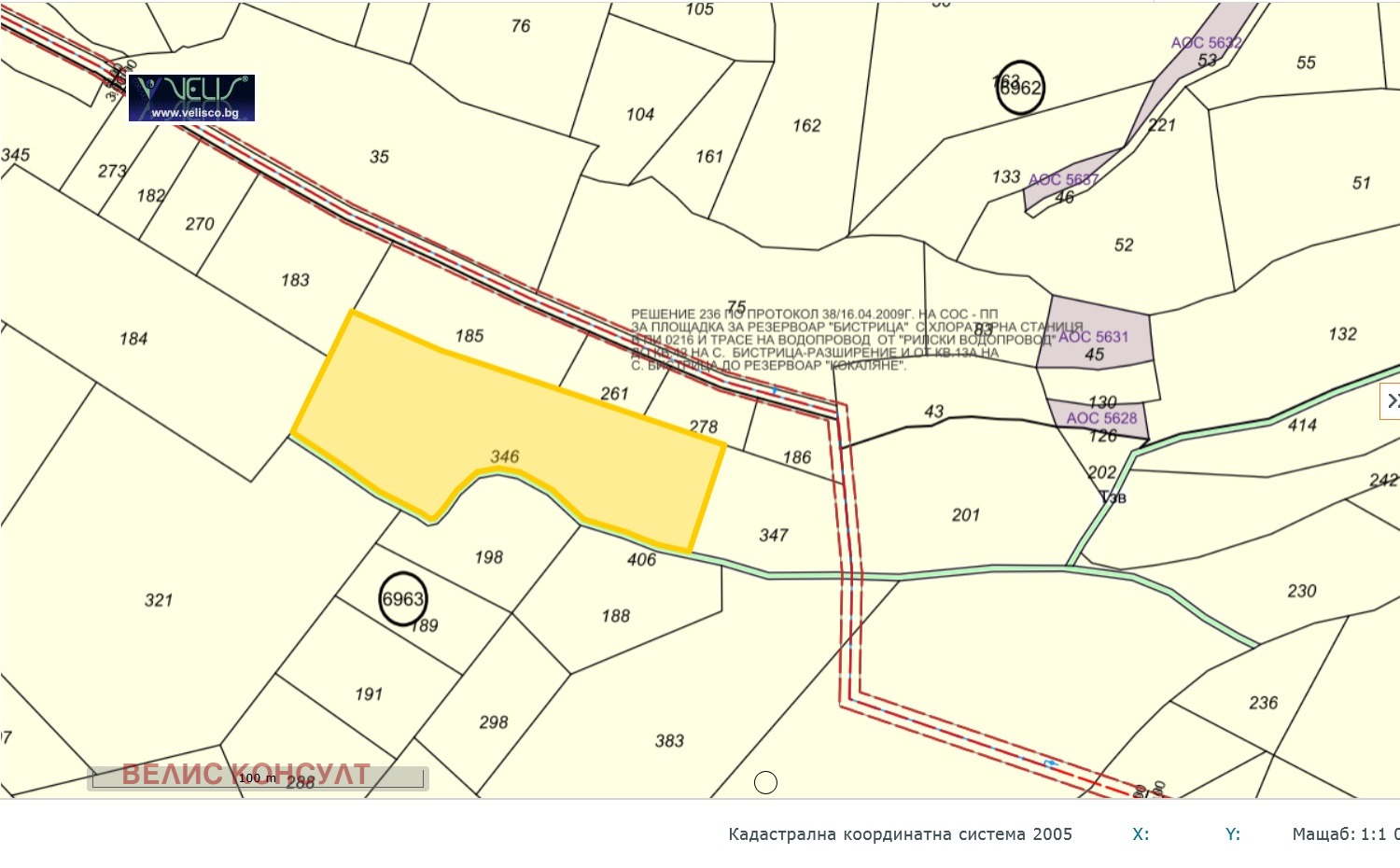 Продава ПАРЦЕЛ, гр. София, с. Бистрица, снимка 2 - Парцели - 51327994