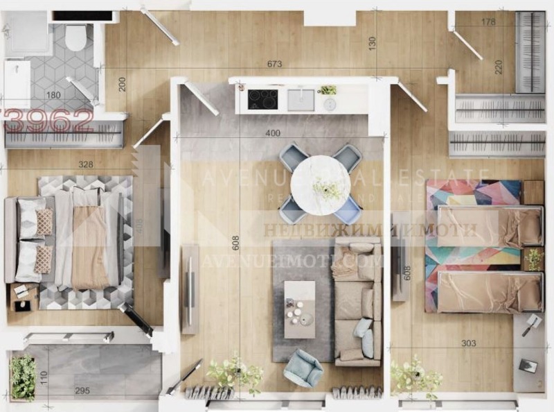 Na prodej  2 ložnice Plovdiv , Trakija , 100 m2 | 56245093 - obraz [3]