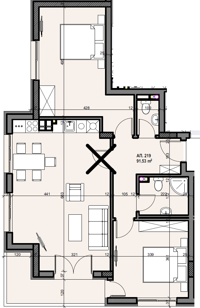 Продава 3-СТАЕН, гр. София, Малинова долина, снимка 4 - Апартаменти - 55500920