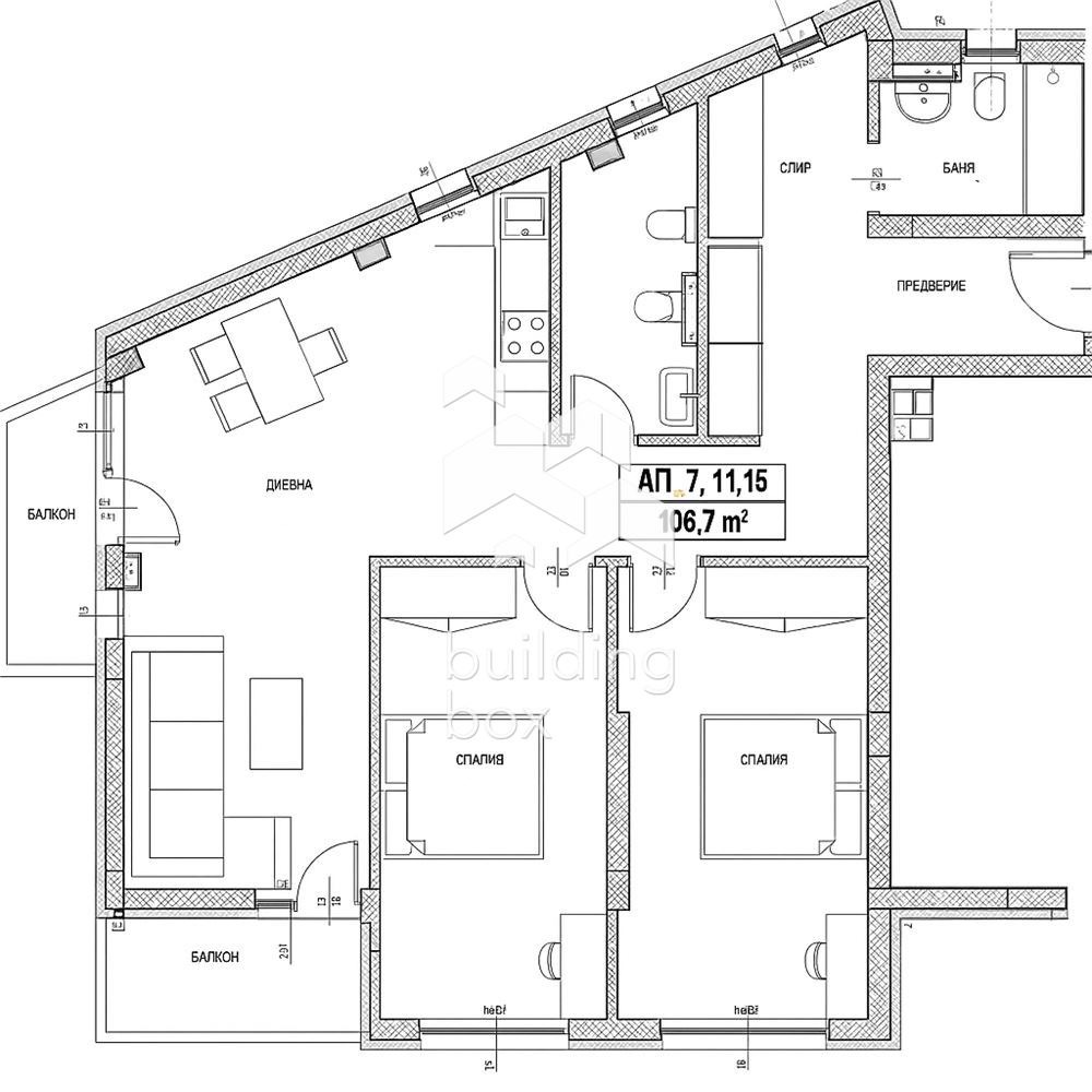 Продава 3-СТАЕН, гр. Пловдив, Христо Смирненски, снимка 9 - Апартаменти - 54954787