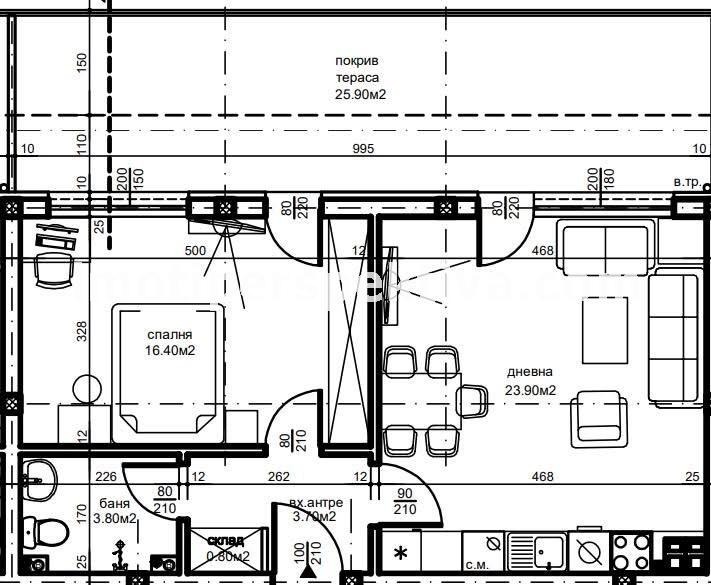 In vendita  1 camera da letto Plovdiv , Kiuchuk Parig , 96 mq | 82603966