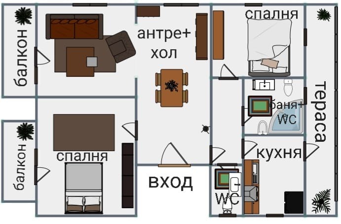 Продава ЕТАЖ ОТ КЪЩА, гр. София, Център, снимка 2 - Етаж от къща - 56269572