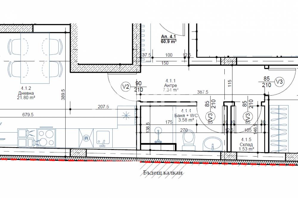 Продава 2-СТАЕН, гр. София, Овча купел, снимка 3 - Апартаменти - 54613653