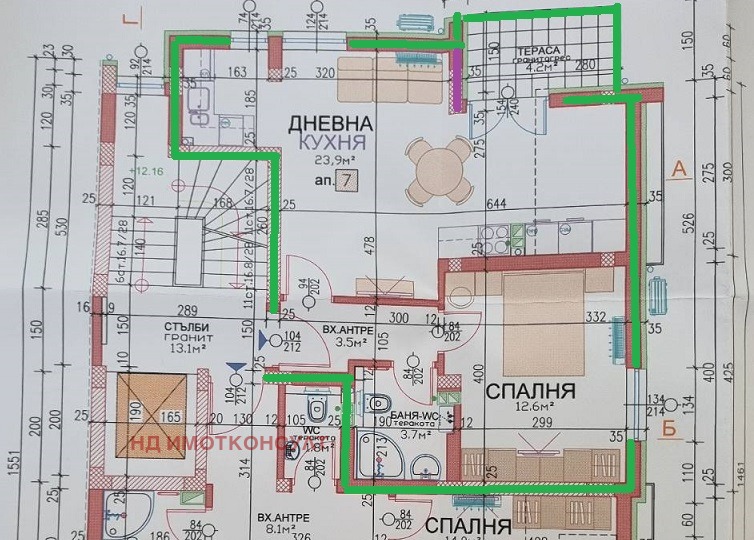 Satılık  1 yatak odası Plovdiv , Centar , 79 metrekare | 63582467