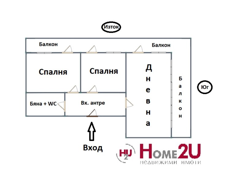Eladó  2 hálószobás Sofia , Moderno predgradie , 100 négyzetméter | 69144440 - kép [2]