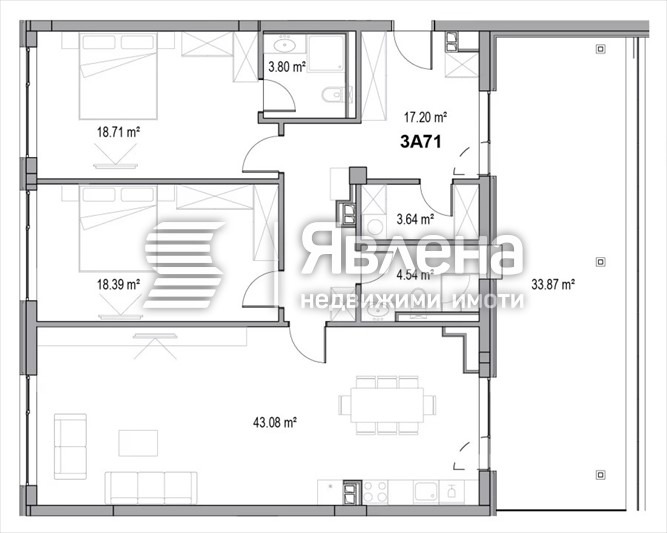Продава 3-СТАЕН, гр. Пловдив, Христо Смирненски, снимка 4 - Апартаменти - 55305003