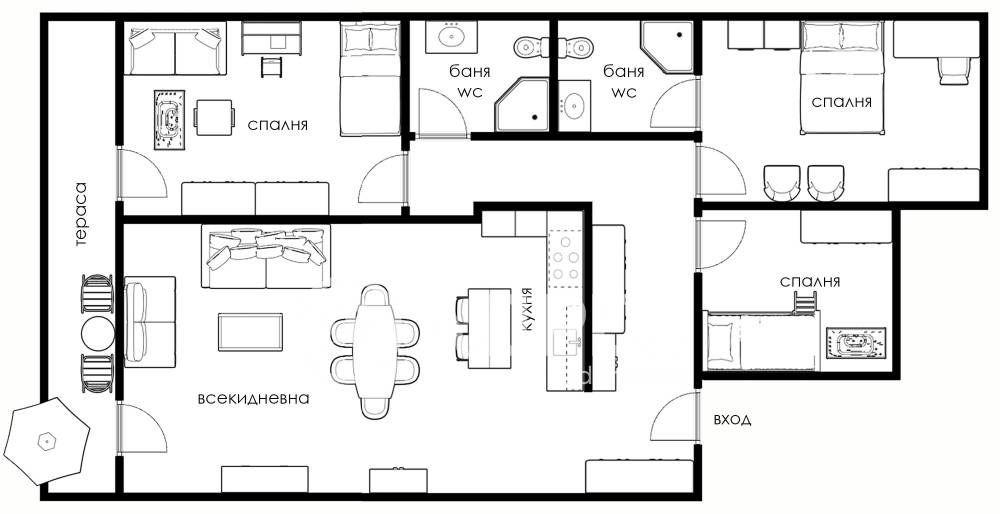 Продава МНОГОСТАЕН, гр. София, Манастирски ливади, снимка 4 - Апартаменти - 56205759