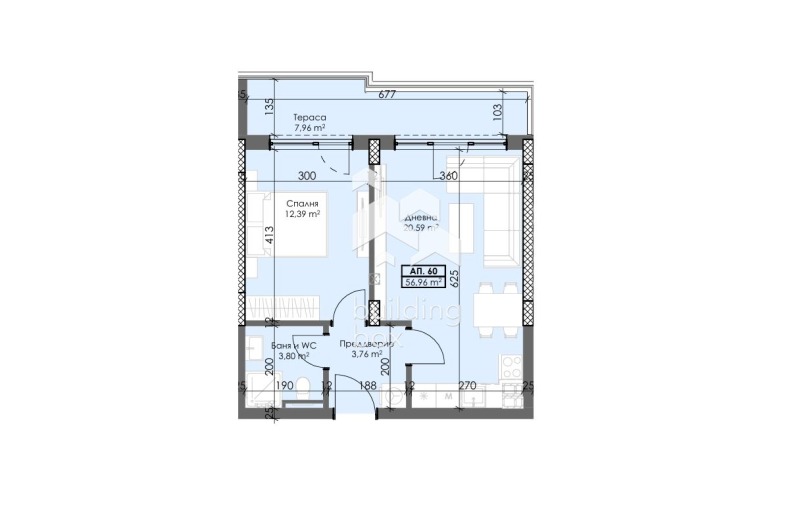 Продава 2-СТАЕН, гр. Пловдив, Тракия, снимка 8 - Aпартаменти - 47253361