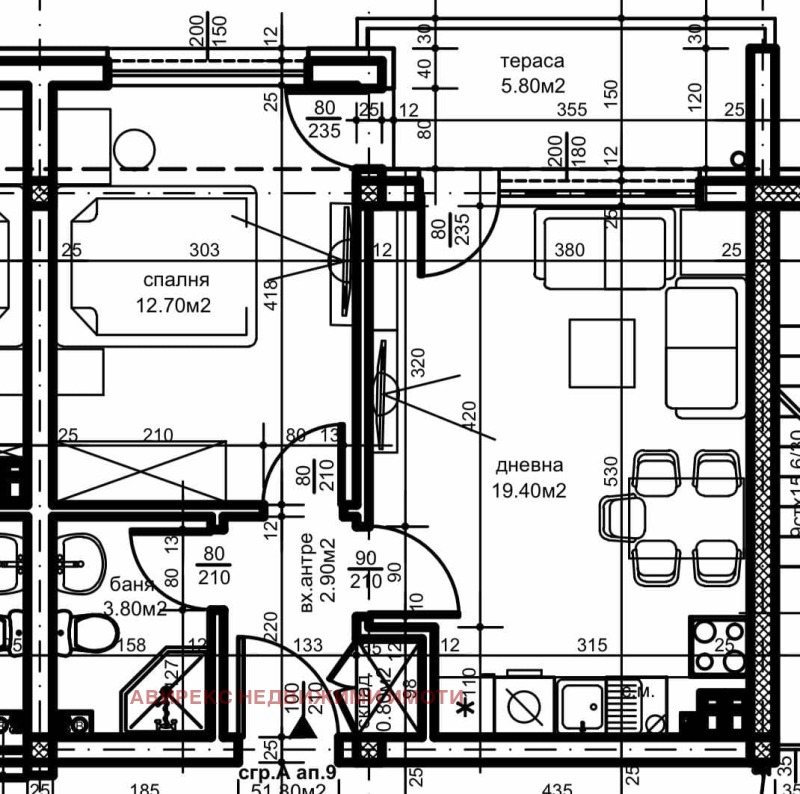 Продава  2-стаен град Пловдив , Беломорски , 59 кв.м | 10168104 - изображение [3]