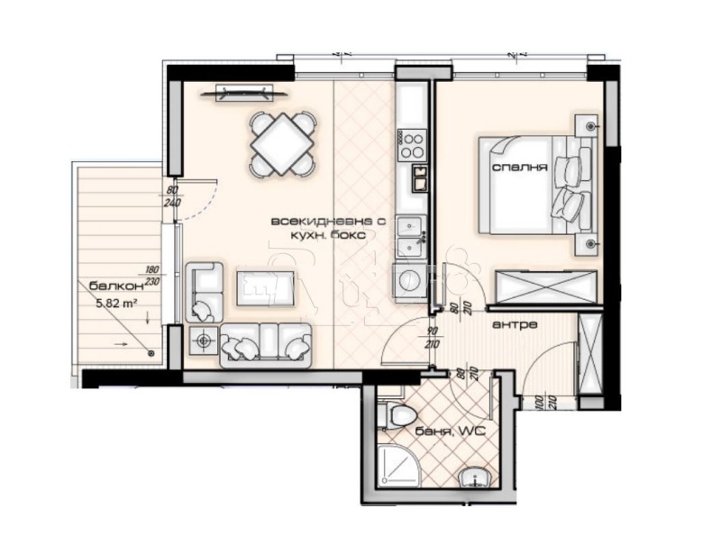 Till salu  1 sovrum Varna , Kaisieva gradina , 70 kvm | 97843745 - bild [2]