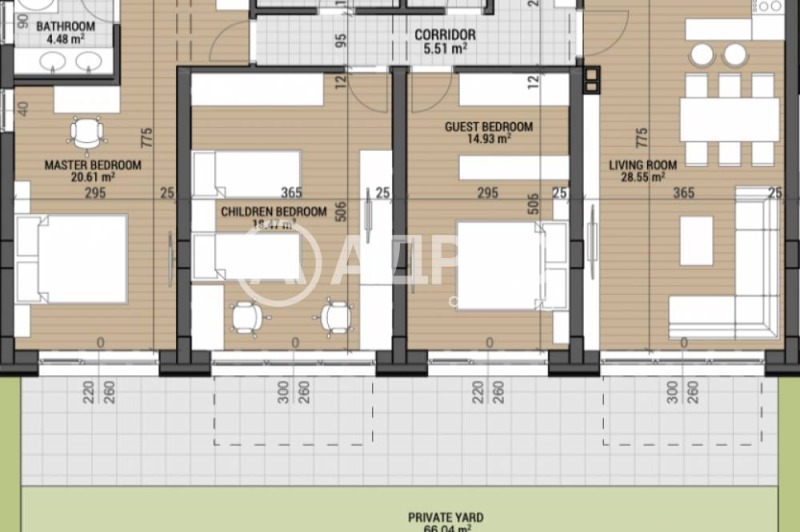 Продава МНОГОСТАЕН, гр. София, м-т Камбаните, снимка 2 - Апартаменти - 53493947