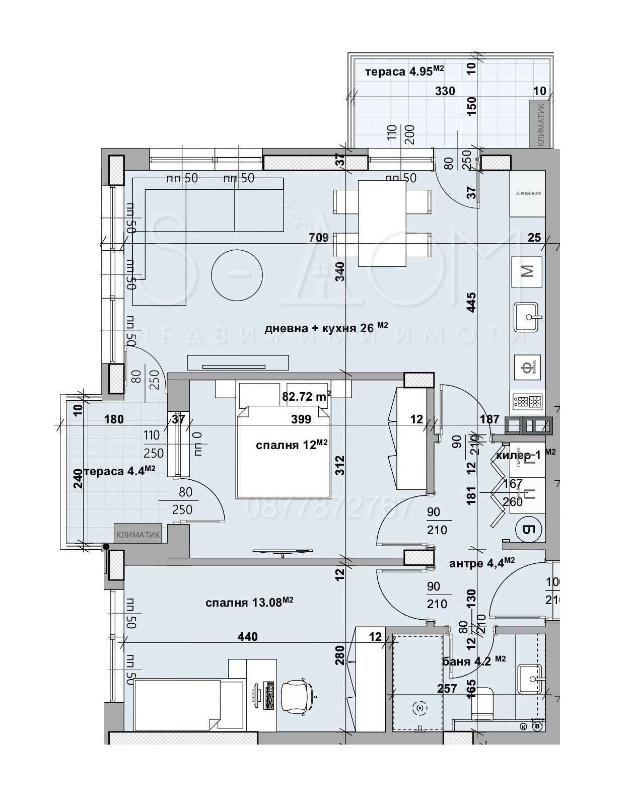 Продава 3-СТАЕН, гр. Стара Загора, Казански, снимка 2 - Апартаменти - 50457775