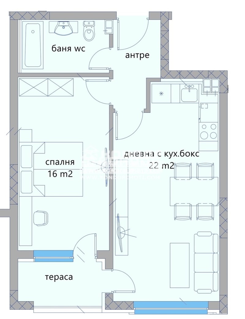 Продава 2-СТАЕН, гр. Пловдив, Тракия, снимка 15 - Aпартаменти - 49092542