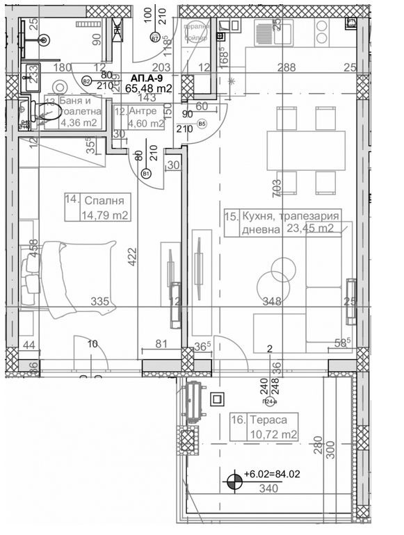 Продава 2-СТАЕН, гр. Варна, к.к. Слънчев ден, снимка 7 - Апартаменти - 54049865