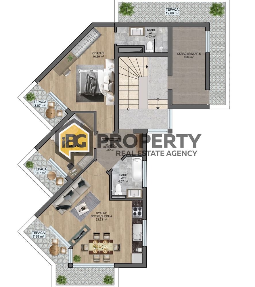 Продава 3-СТАЕН, гр. Бяла, област Варна, снимка 2 - Апартаменти - 50544952