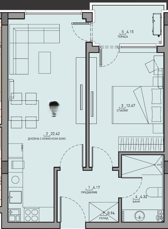 Продава 2-СТАЕН, гр. София, Малинова долина, снимка 7 - Апартаменти - 54144833