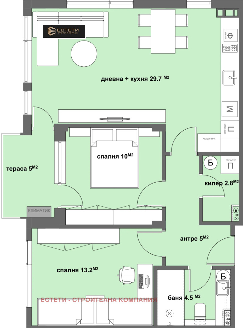 À vendre  2 chambres Stara Zagora , Ayazmoto , 97 m² | 36668461