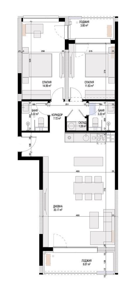 Продава  3-стаен град Варна , Левски 1 , 126 кв.м | 20501421 - изображение [2]