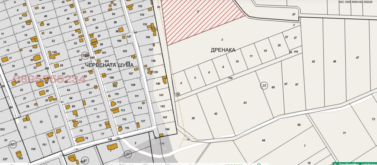Продава ПАРЦЕЛ, с. Константиново, област Бургас, снимка 2 - Парцели - 54639237