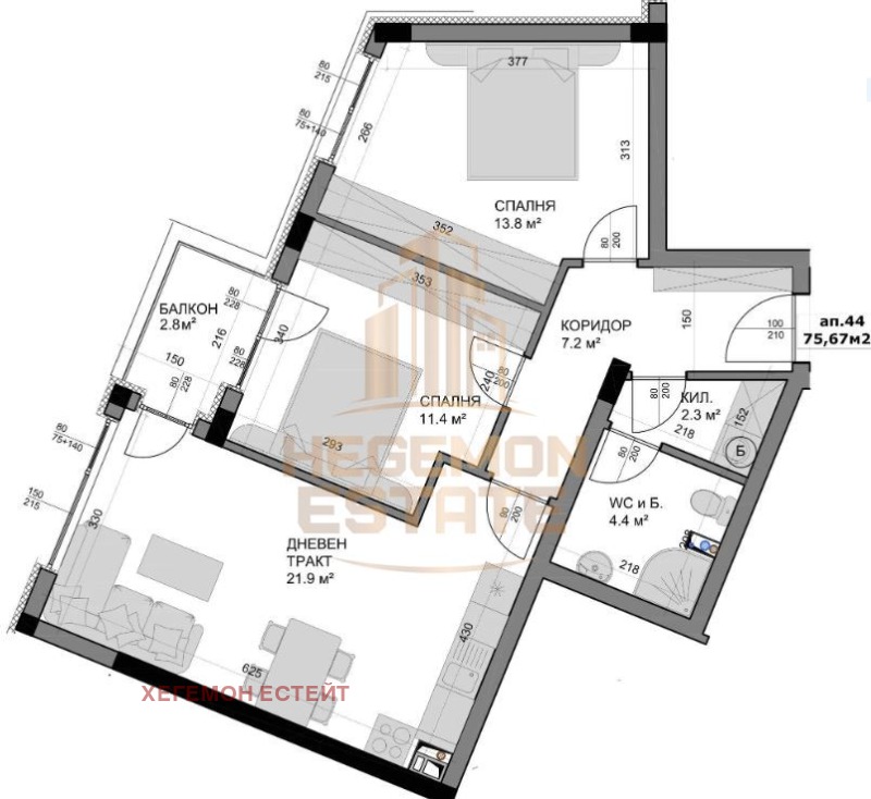 Продава  3-стаен град Варна , Владислав Варненчик 1 , 88 кв.м | 56540021 - изображение [2]