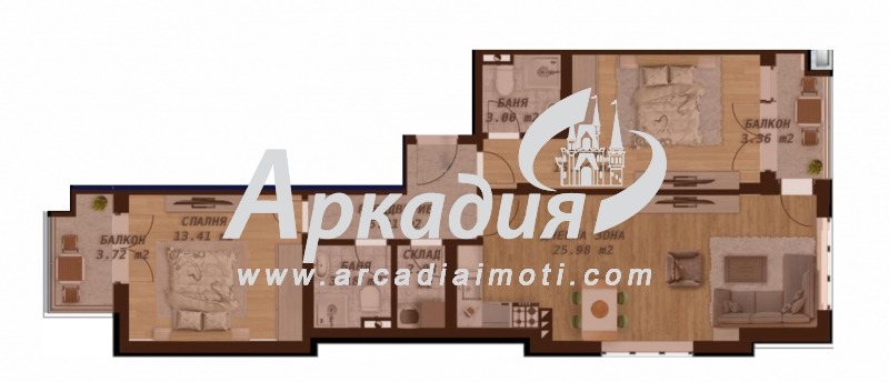 Продава 3-СТАЕН, гр. Пловдив, Беломорски