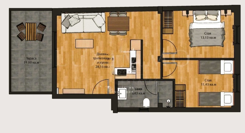 Продава 3-СТАЕН, Извън страната, област Извън страната, снимка 15 - Апартаменти - 51238560