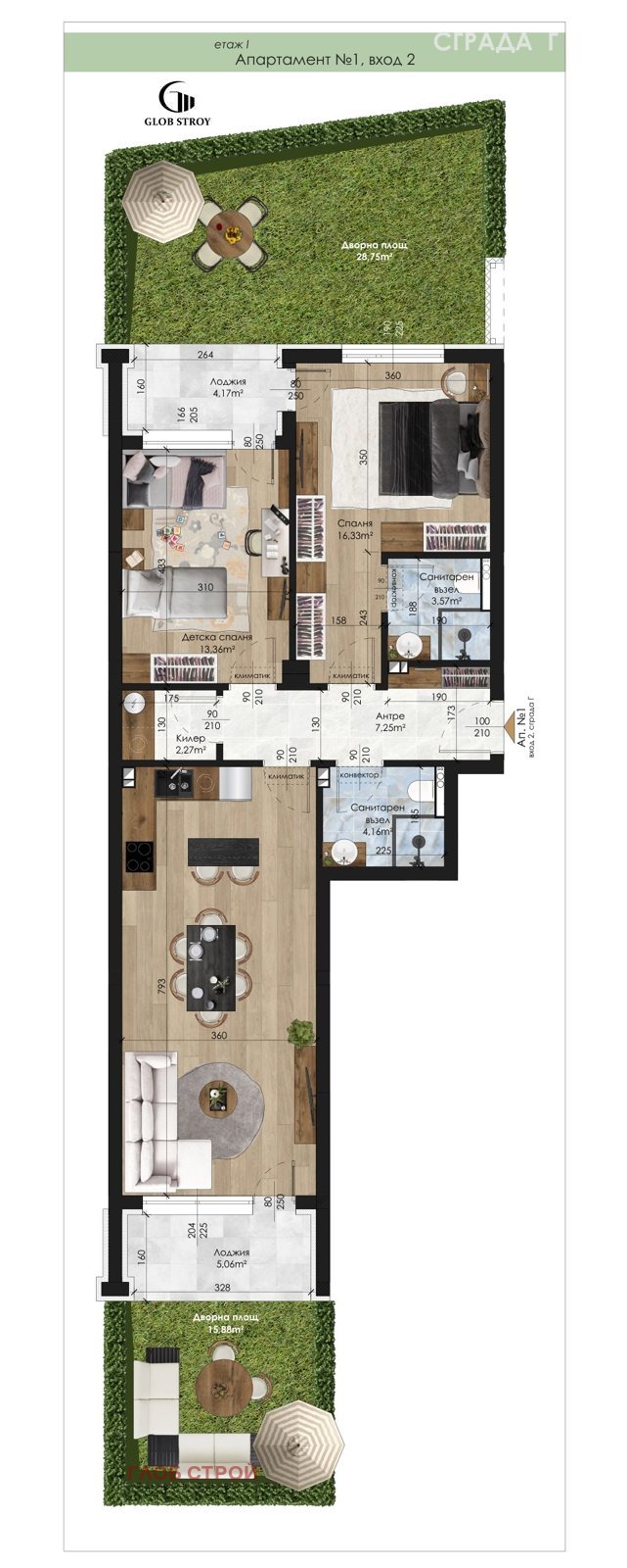 Продава 3-СТАЕН, гр. Шумен, Пазара, снимка 2 - Апартаменти - 56466061
