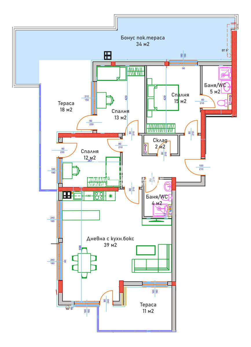 Продава МНОГОСТАЕН, гр. Пловдив, Кършияка, снимка 3 - Апартаменти - 54275656