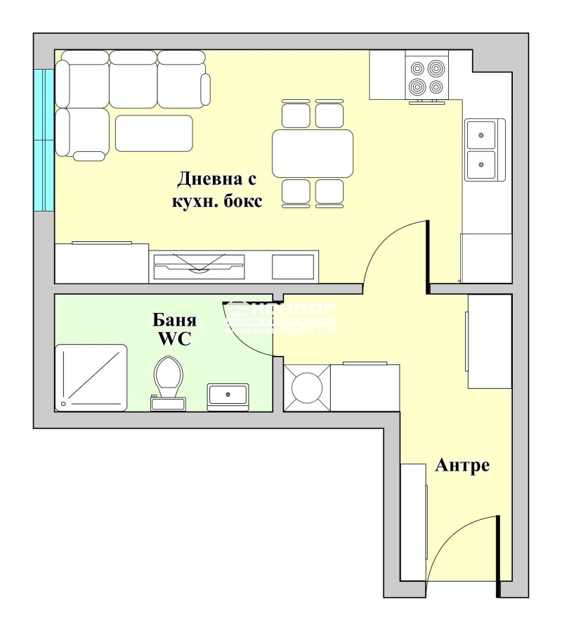 Продава 1-СТАЕН, гр. Пловдив, Въстанически, снимка 3 - Апартаменти - 53009284
