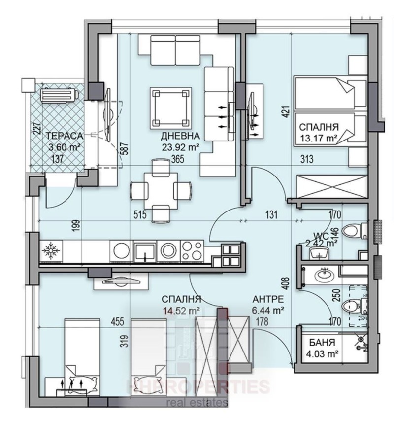 Zu verkaufen  2 Schlafzimmer Plowdiw , Gagarin , 99 qm | 23910814 - Bild [3]