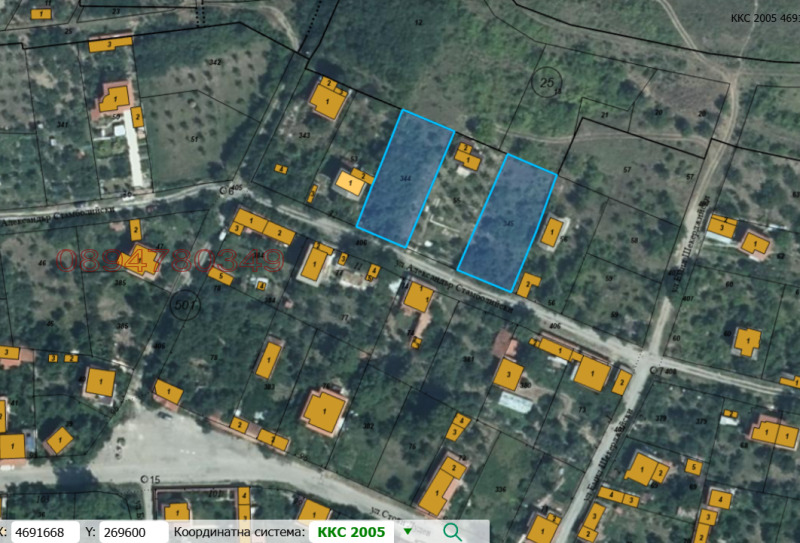Продава ПАРЦЕЛ в област Кюстендил, с. Скриняно - 832 кв.м / 15 808 € » 30 917.76 лв.