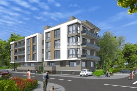 Продава 2-стаен град Пловдив Коматево - [1] 