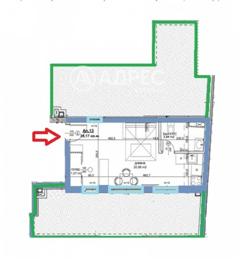 Zu verkaufen  Studio Sofia , Nadeschda 4 , 39 qm | 83020126 - Bild [3]