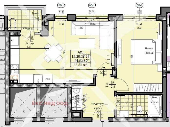 À vendre  1 chambre Plovdiv , Karchiyaka , 69 m² | 26955339