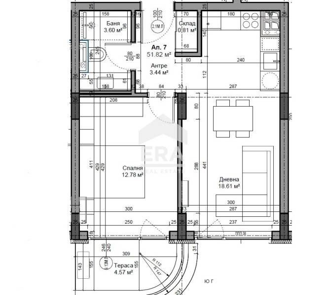 Продава 2-СТАЕН, гр. Варна, Трошево, снимка 17 - Апартаменти - 54453098