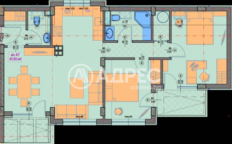 Продава 3-СТАЕН, гр. София, Манастирски ливади, снимка 3 - Апартаменти - 53148977
