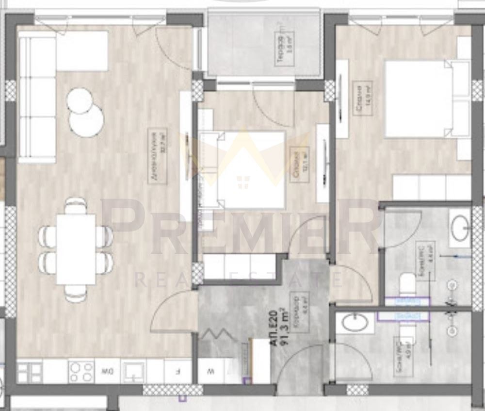 Продава 3-СТАЕН, гр. Пловдив, Кършияка, снимка 8 - Апартаменти - 56084755