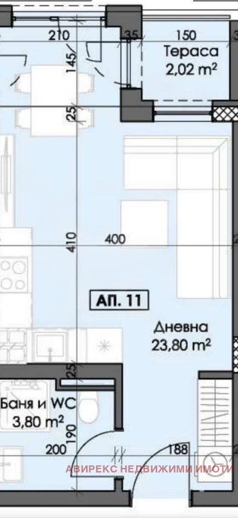 Продава  1-стаен град Пловдив , Тракия , 42 кв.м | 89091672 - изображение [2]