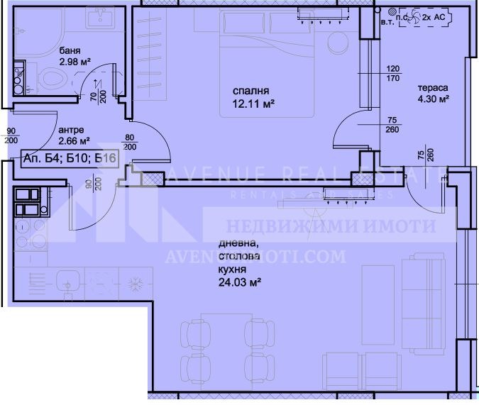 Продава  2-стаен град Пловдив , Христо Смирненски , 64 кв.м | 95596311 - изображение [2]