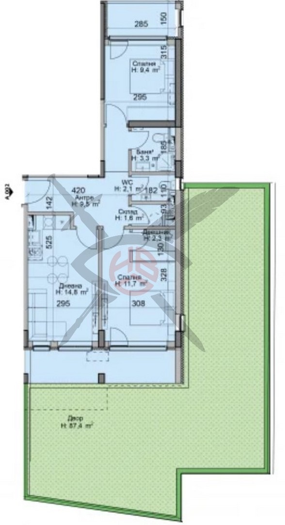 De vânzare  2 dormitoare Sofia , Moderno predgradie , 79 mp | 64325635 - imagine [2]